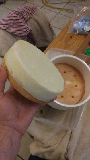 removing cheese from press