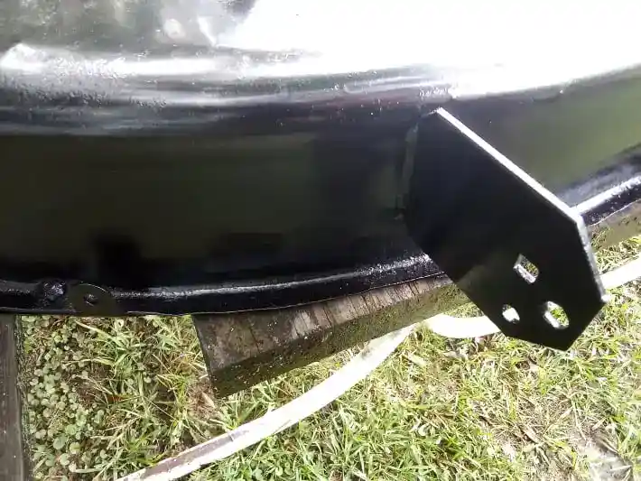 cleaning mower deck & painting