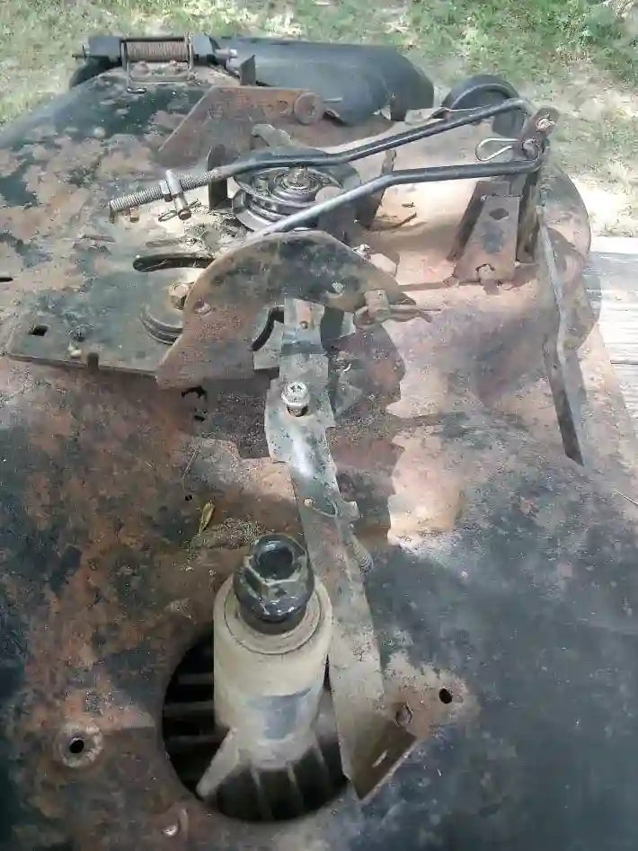 worn out mower deck